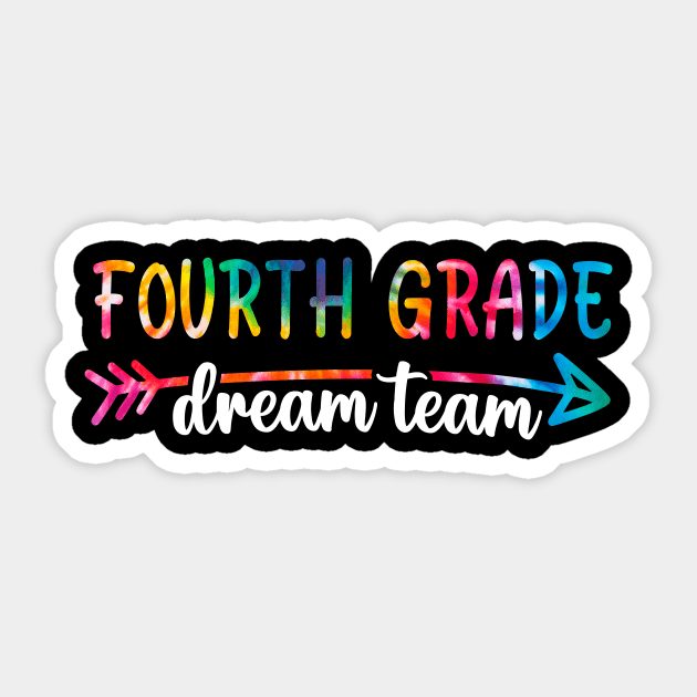 Fourth Grade Dream Team Students Teachers Back to School Sticker by Ene Alda